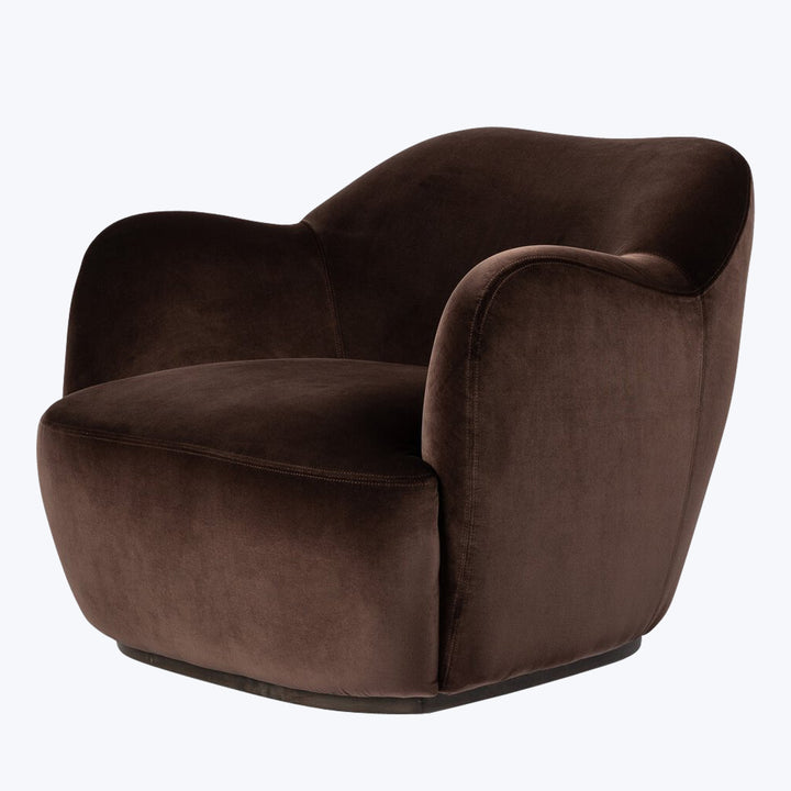Julius Swivel Chair Surrey Cocoa
