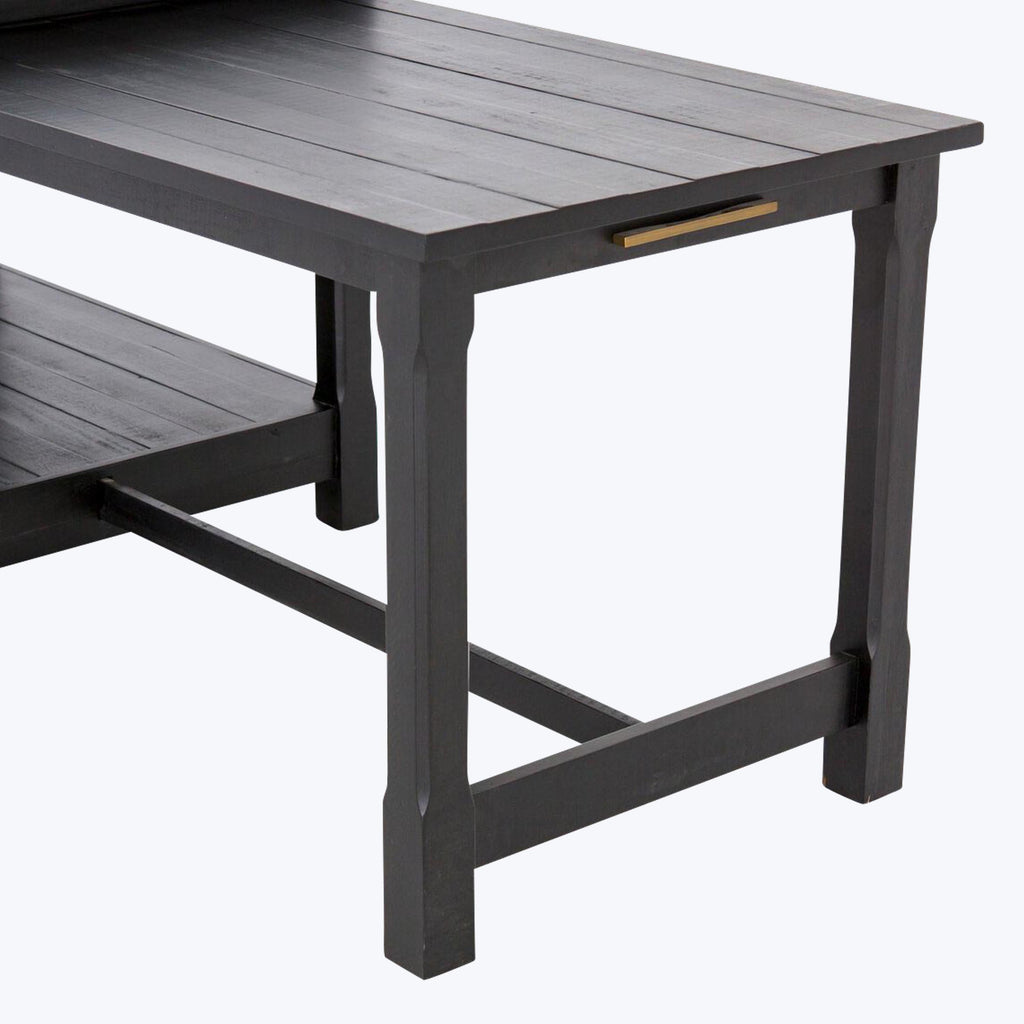 Ian Kitchen Island Black Acacia