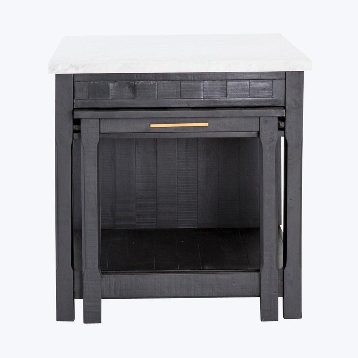 Ian Kitchen Island Black Acacia