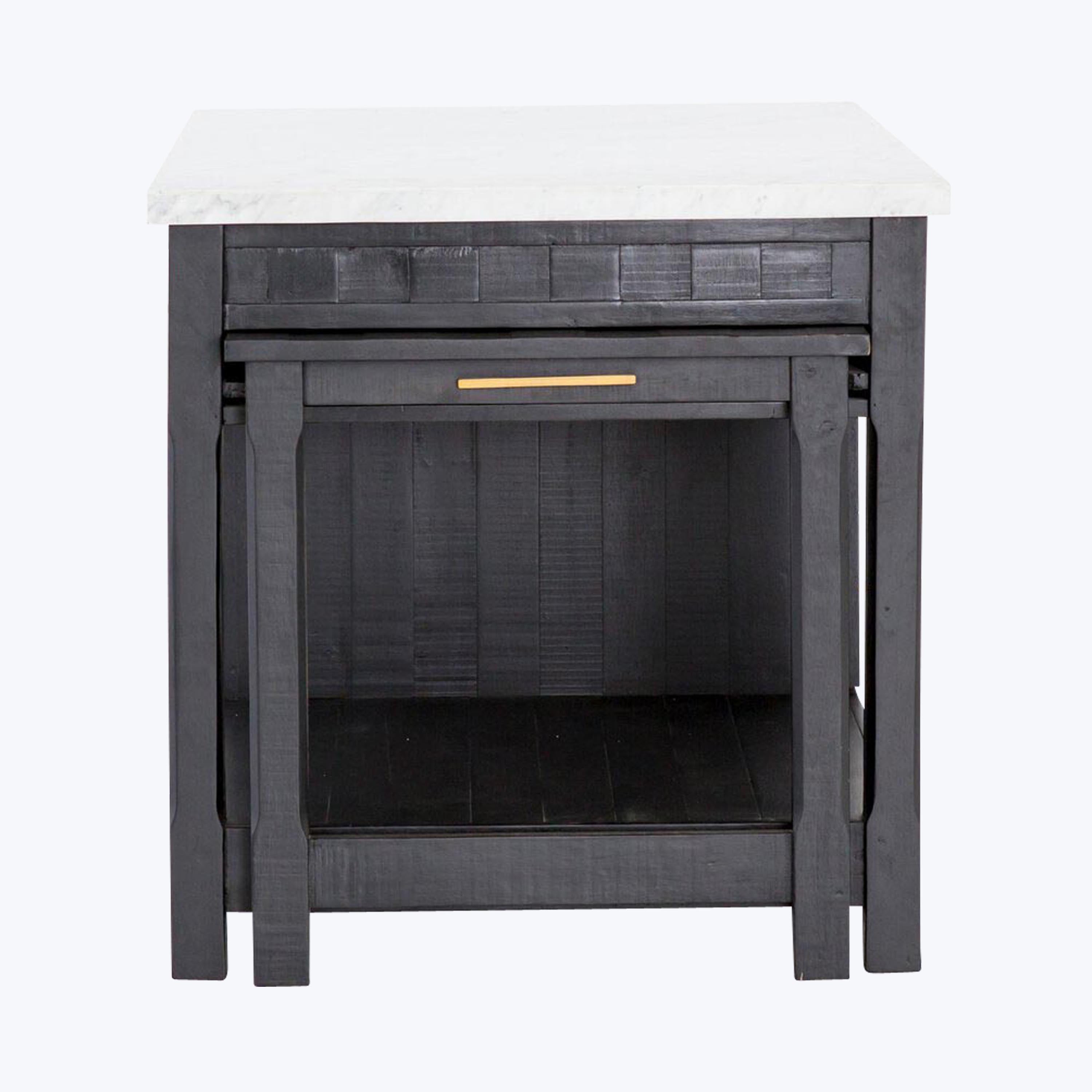 Ian Kitchen Island Black Acacia