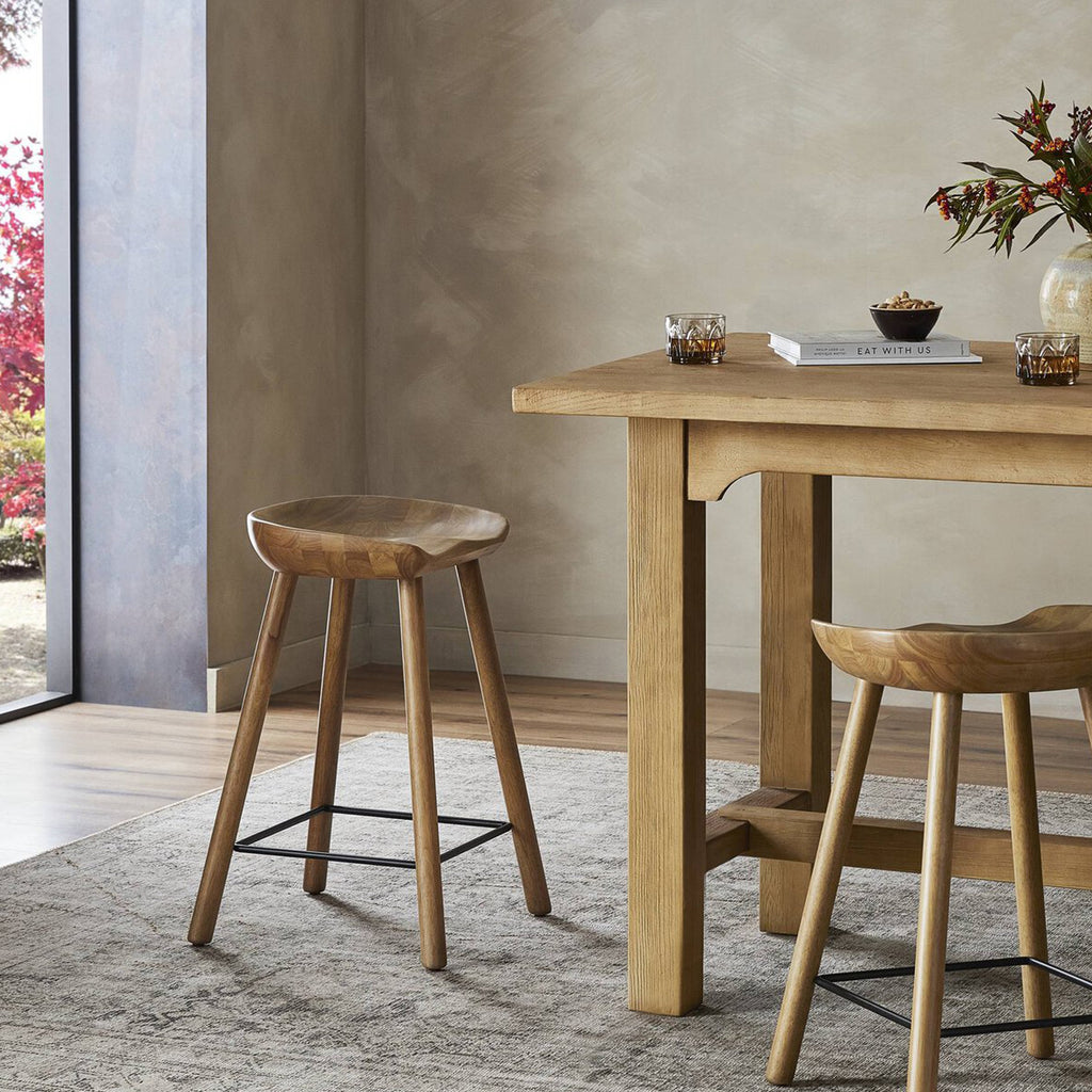 Barrett Bar + Counter Stool Natural Matte