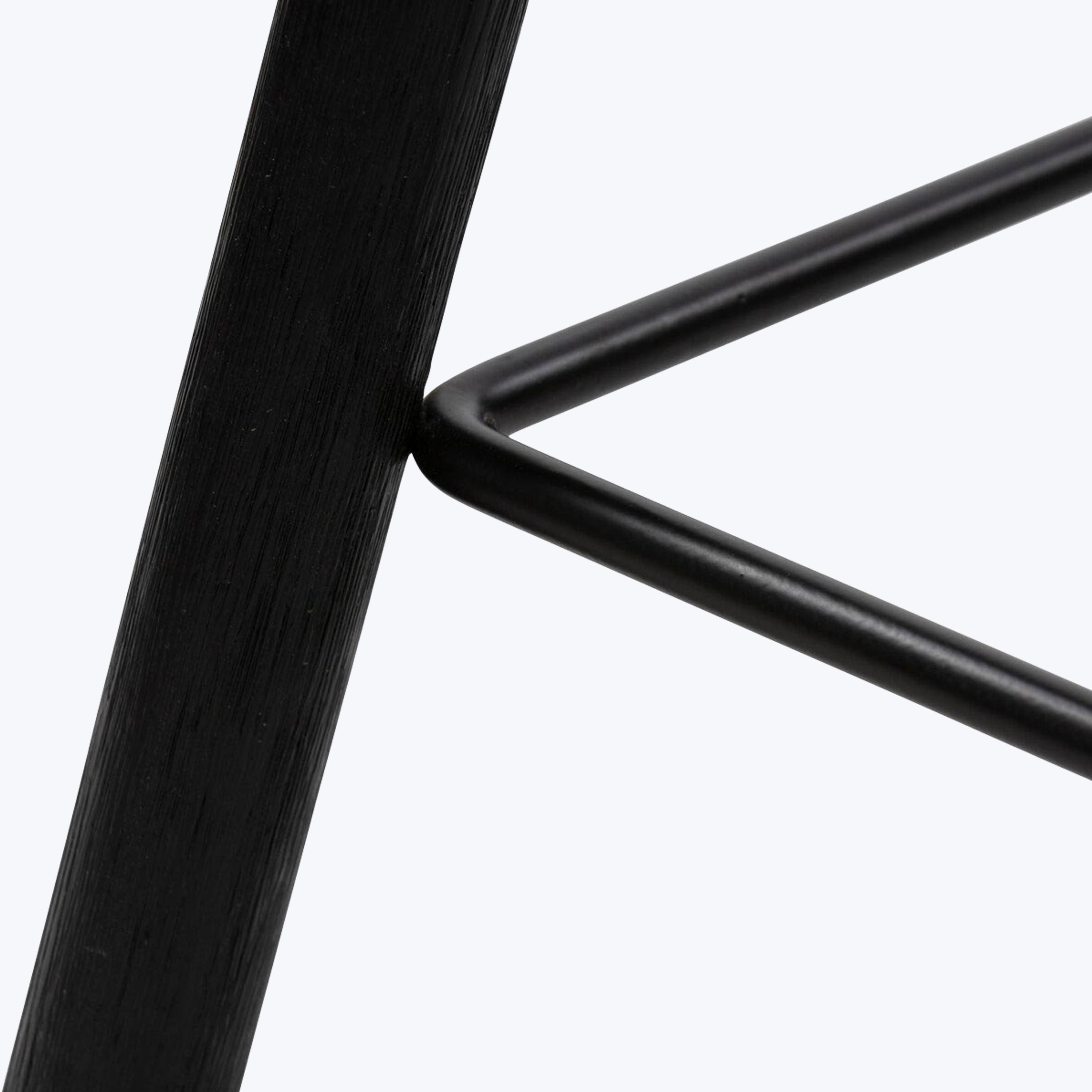 Barrett Bar + Counter Stool Matte Black Parawood