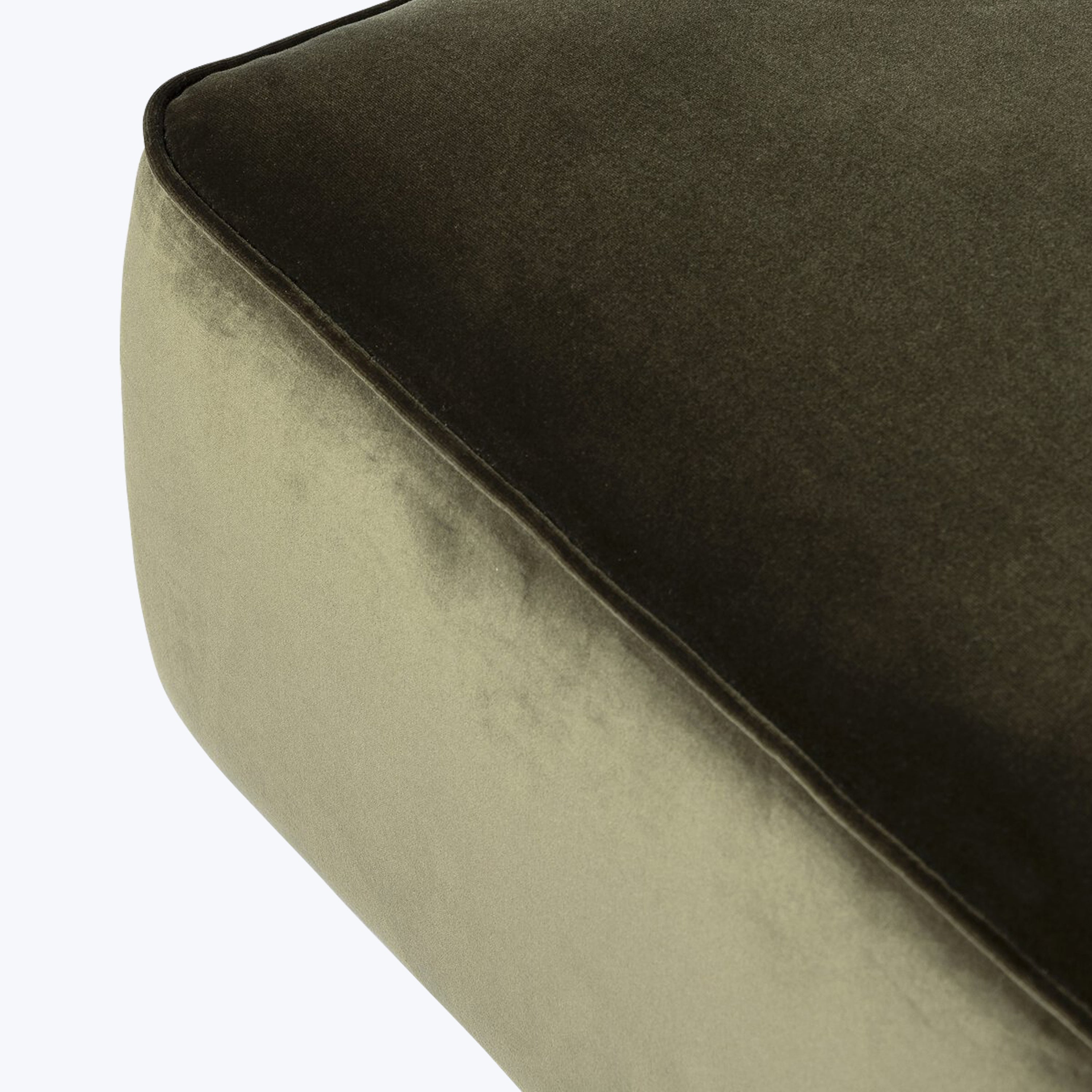 Sinclair Square Ottoman Surrey Olive