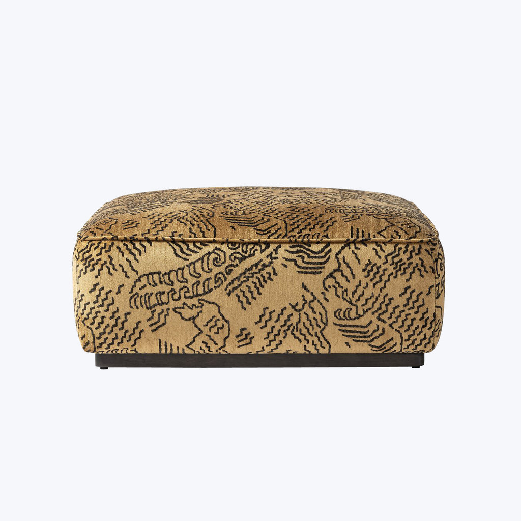 Sinclair Square Ottoman Balkan Ochre