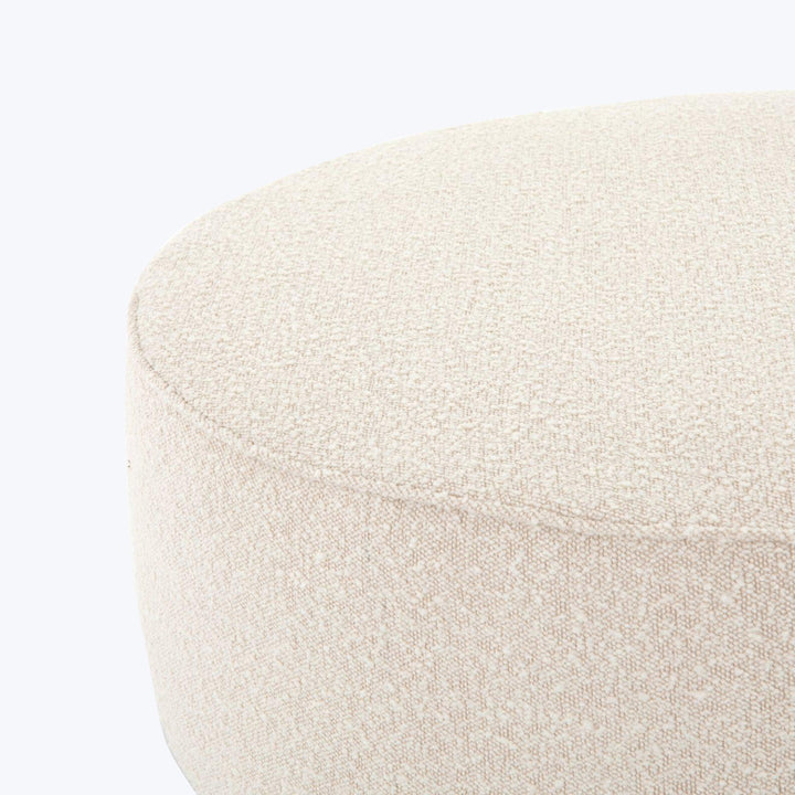 Sinclair Large Round Ottoman Knoll Natural
