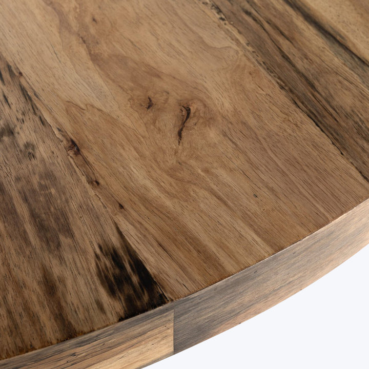 Hudson Round Dining Table Spalted Primavera