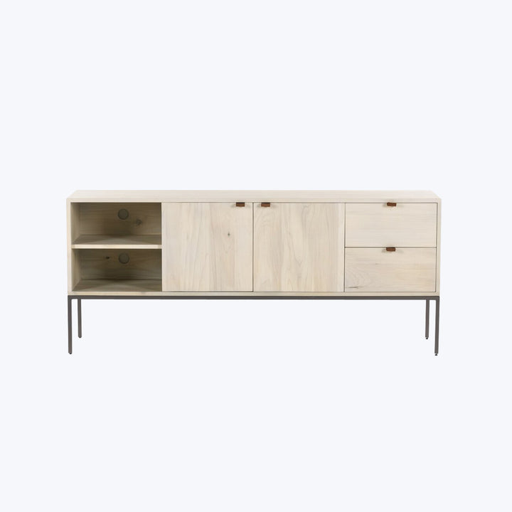 Trey Media Console Dove Poplar