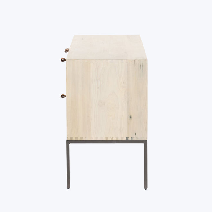 Trey Media Console Dove Poplar