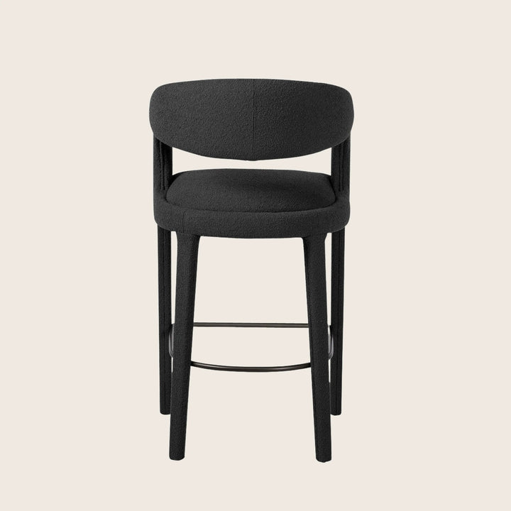 Hawkins Bar Stool FIQA Boucle Charcoal
