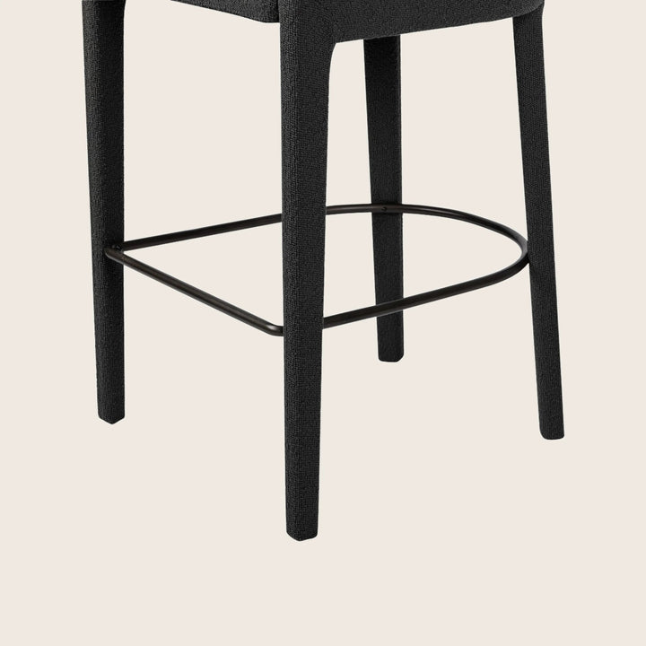 Hawkins Bar Stool FIQA Boucle Charcoal