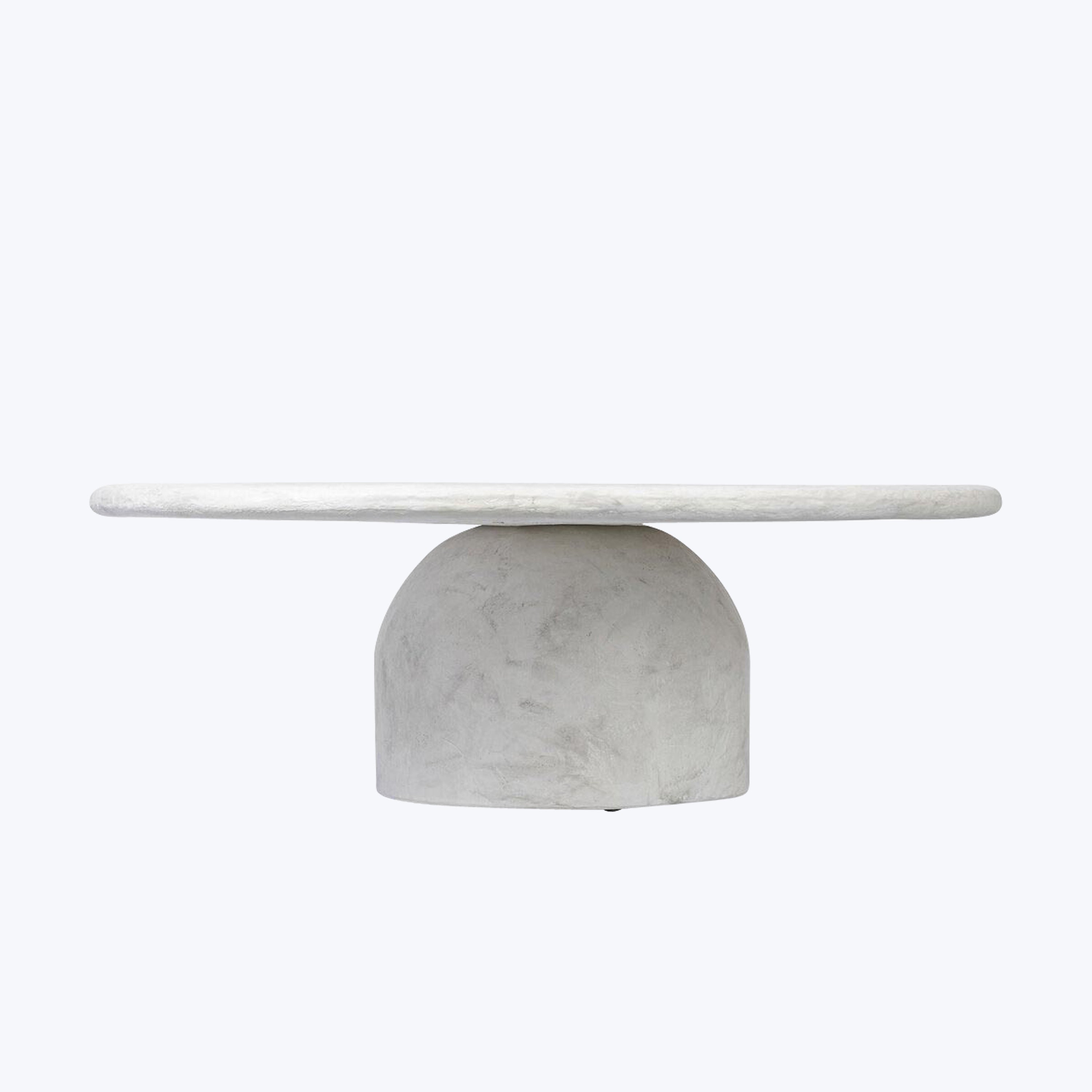 Janice Coffee Table Textured Lunar Concrete