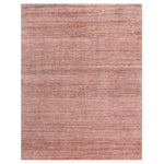 Pink Contemporary Wool Rug - 8' x 10'