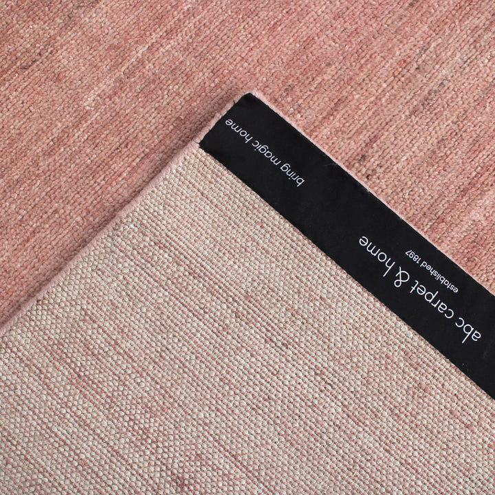Pink Contemporary Wool Rug - 8' x 10'