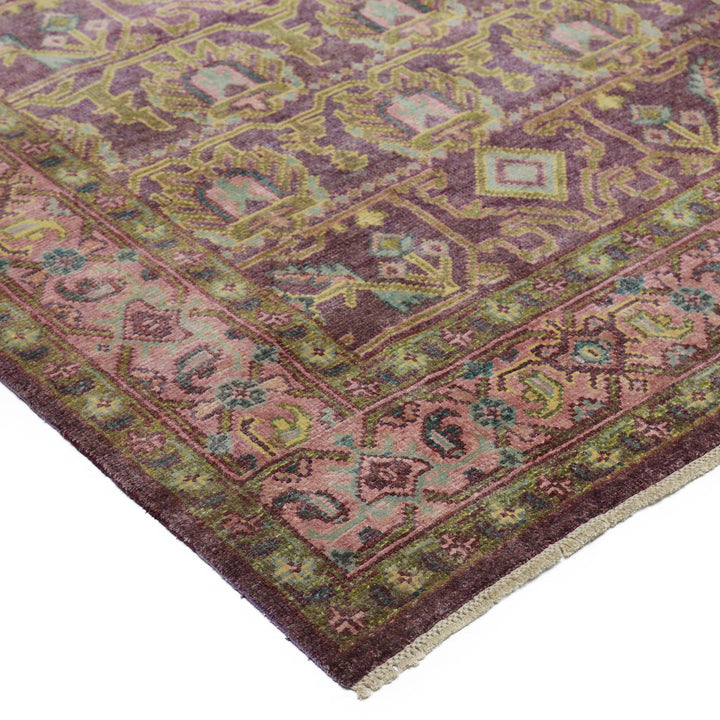 Purple Alchemy Transitional Silk Rug - 8' x 9'8"