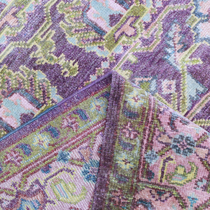 Purple Alchemy Transitional Silk Rug - 8' x 9'8"