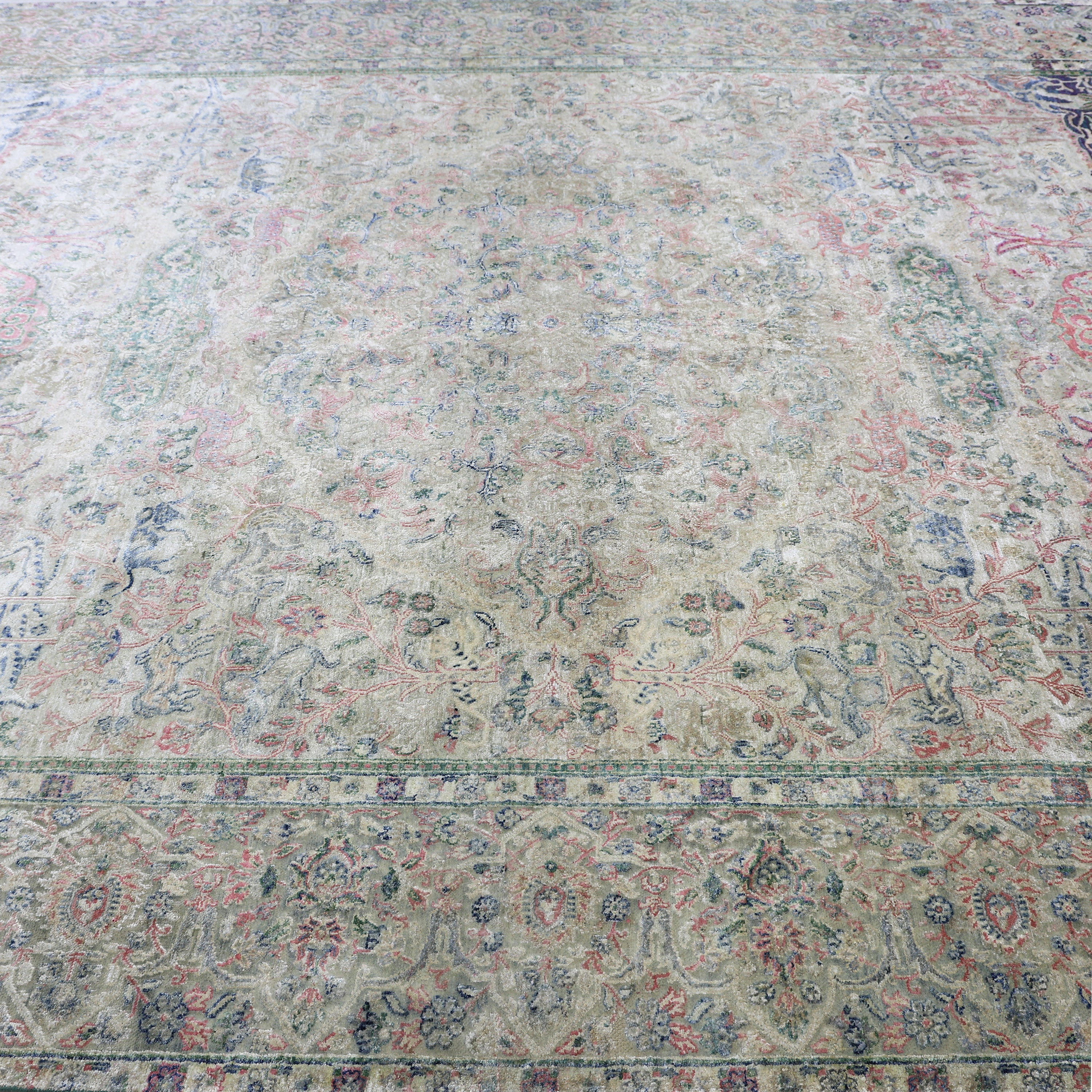 Natural Alchemy Transitional Silk Wool Blend Rug - 9'10" x 13'10"