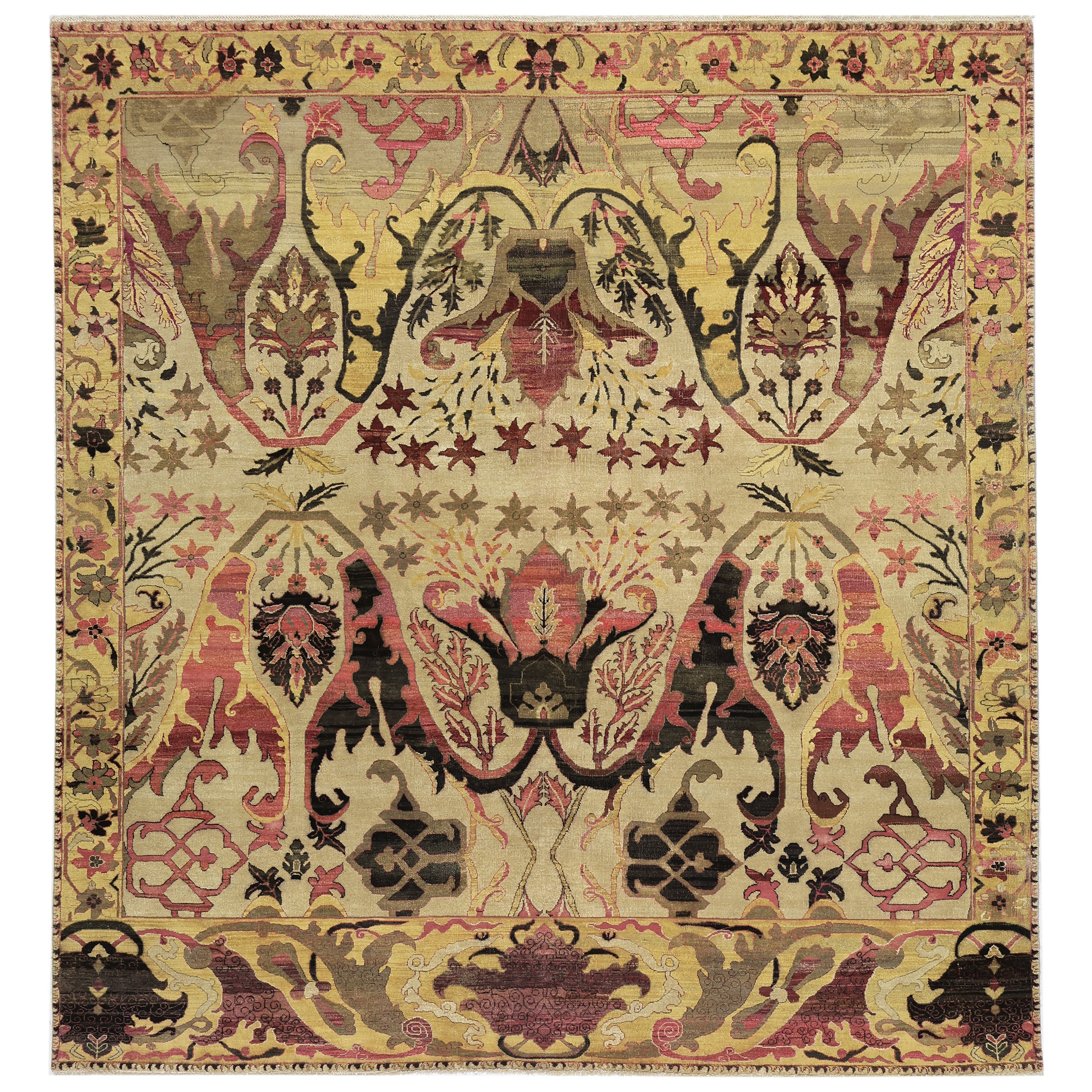 Gold Alchemy Transitional Wool Rug - 8'1" x 9'