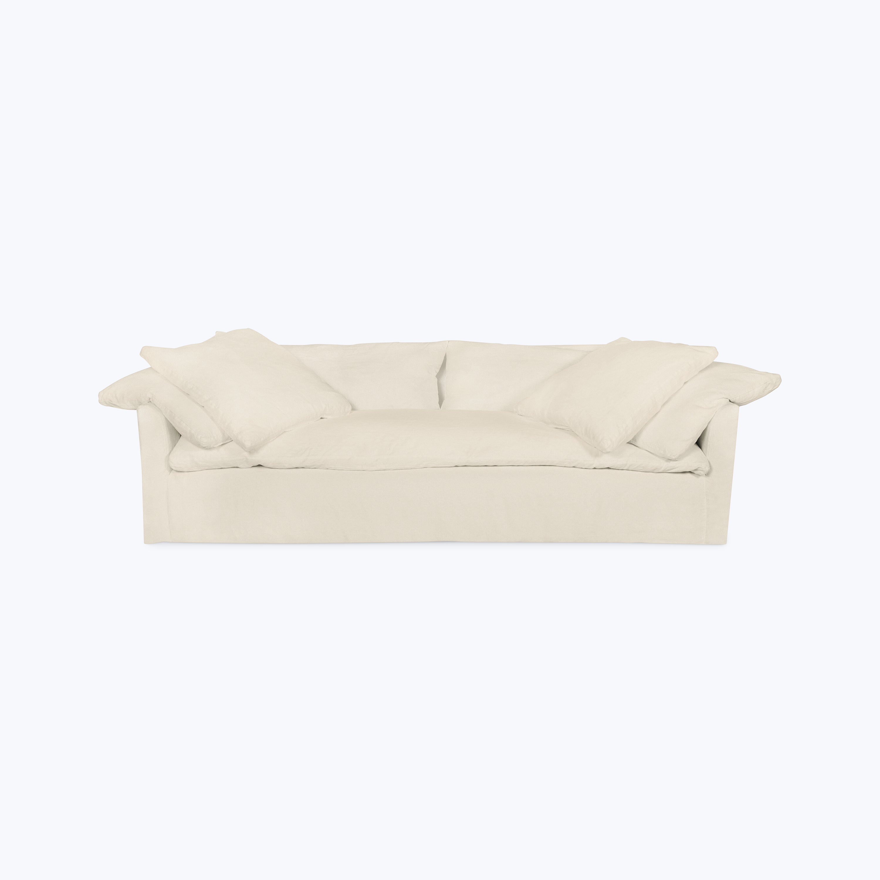 Donato Slipped Sofa 97" / Logan Oatmeal