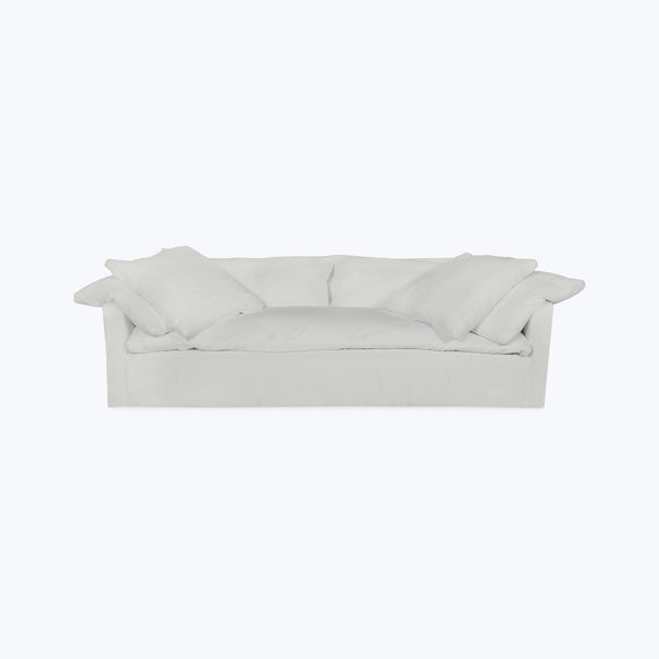 Donato Slipped Sofa 97" / Logan Silver