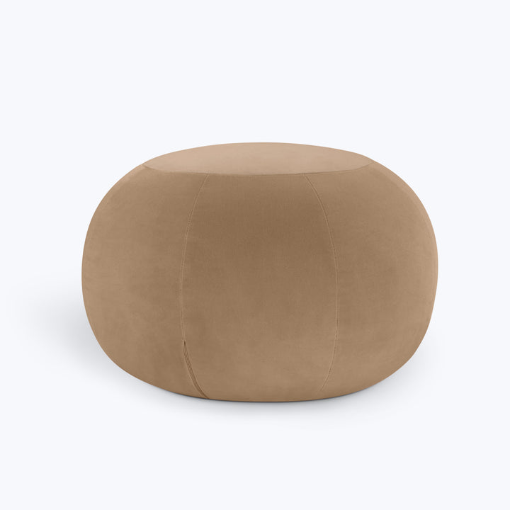 Geo Small Velvet Ottoman