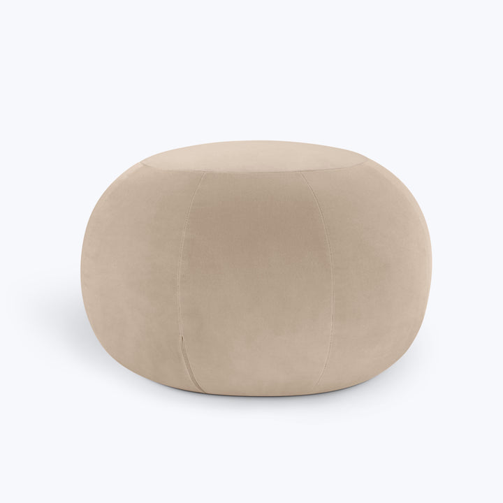 Geo Small Velvet Ottoman