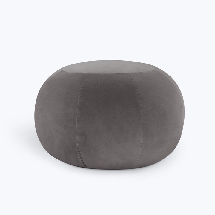 Geo Small Velvet Ottoman