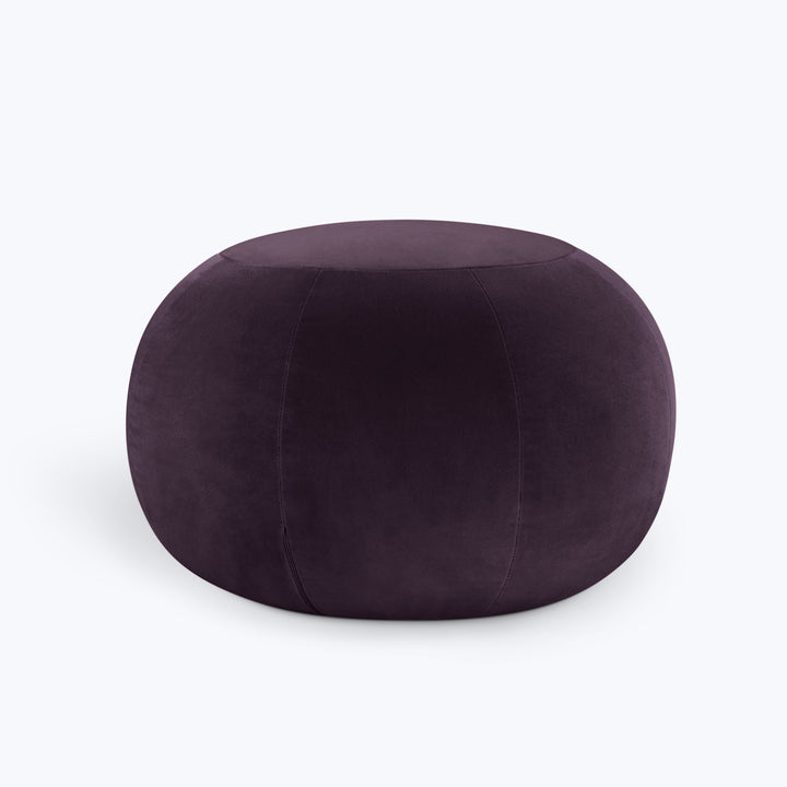 Geo Small Velvet Ottoman