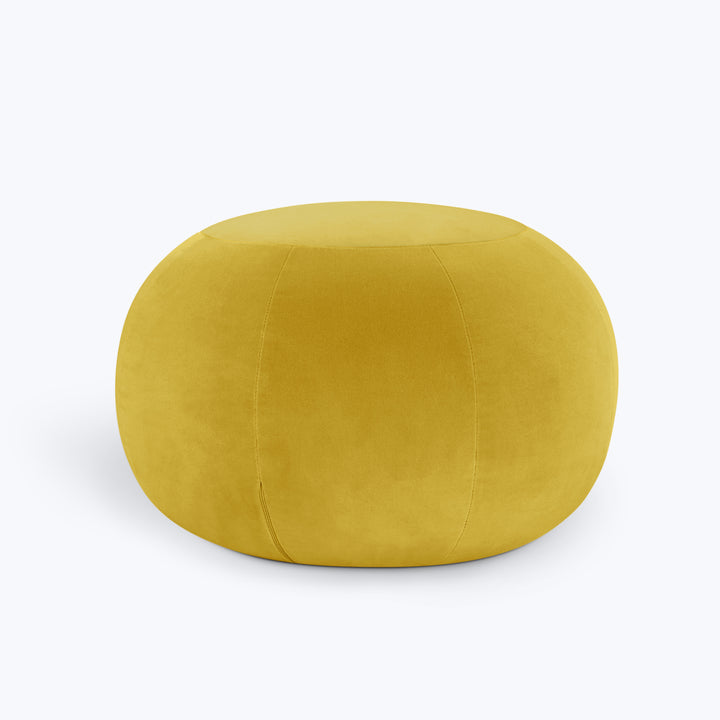 Geo Small Velvet Ottoman