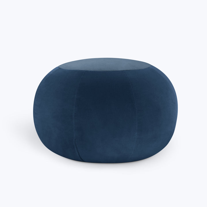 Geo Small Velvet Ottoman