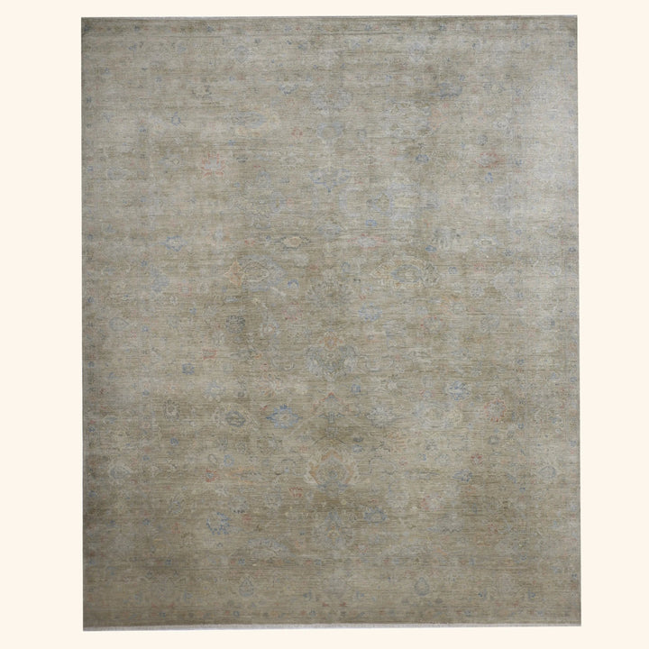 Camel Traditional Silk Rug - 9' x 12'