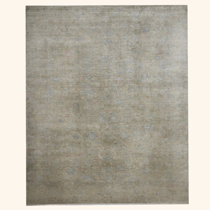 Camel Traditional Silk Rug - 9' x 12'