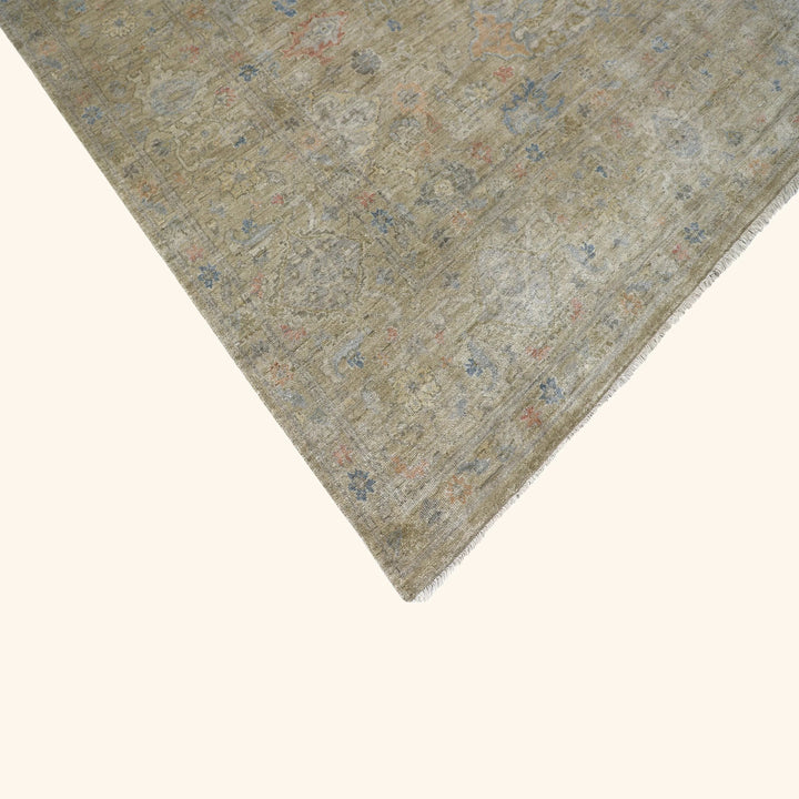 Camel Traditional Silk Rug - 9' x 12'