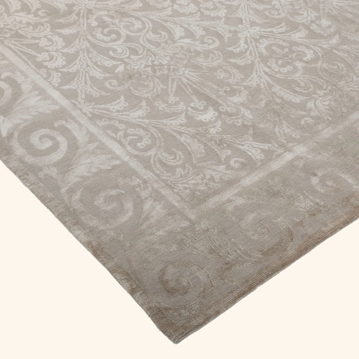 Tibetan Traditional Wool Silk Blend Rug - 9' x 12'1"