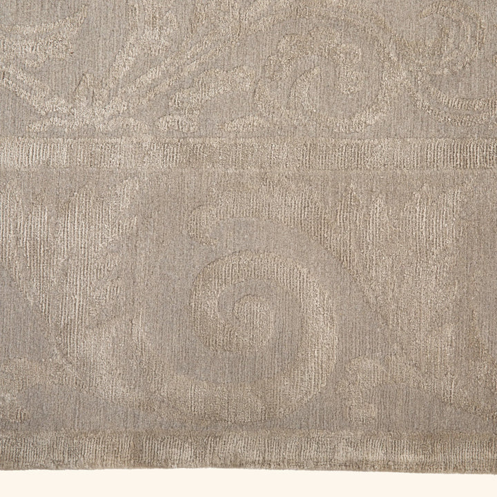 Tibetan Traditional Wool Silk Blend Rug - 9' x 12'1"