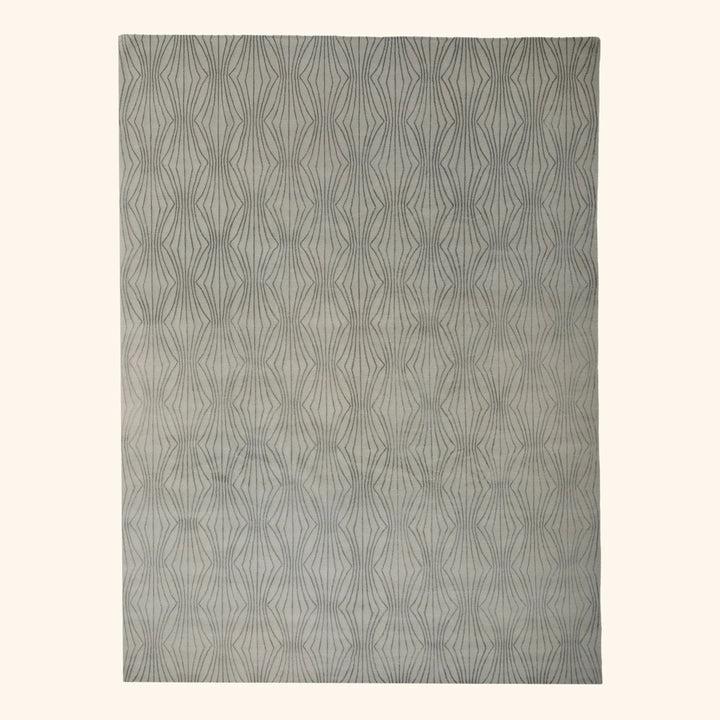 Tibetan Traditional Wool Silk Blend Rug - 9' x 12'