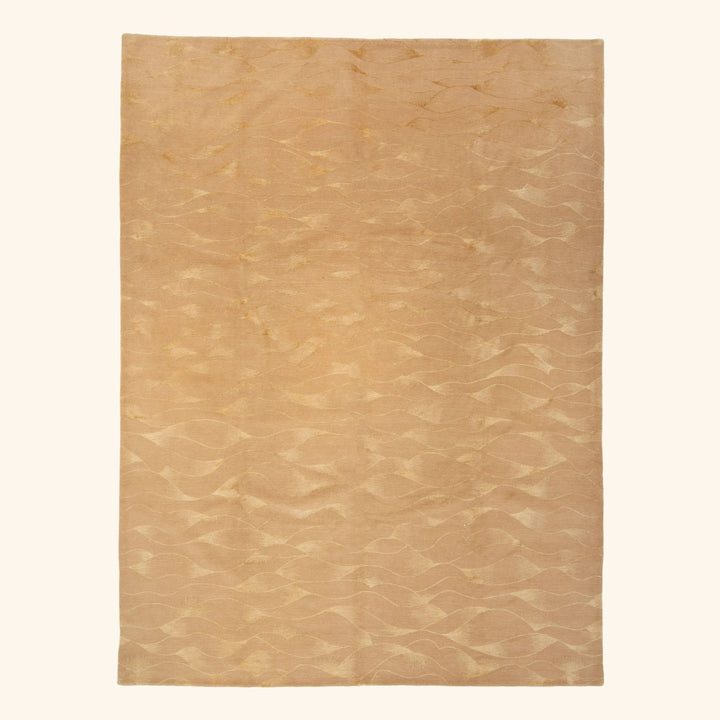 Tibetan Traditional Wool Silk Blend Rug - 9'2" x 11'10"