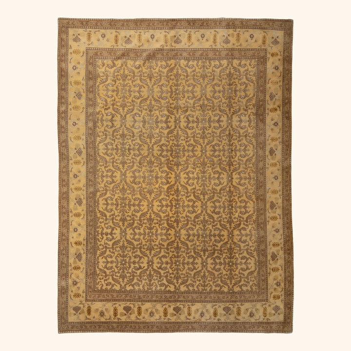 Tibetan Traditional Wool Silk Blend Rug - 8'1" x 10'1"