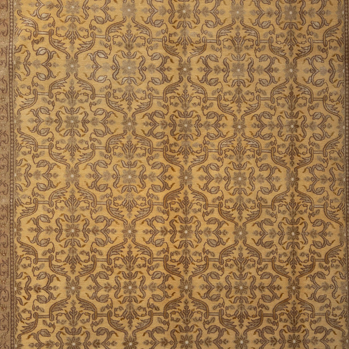 Tibetan Traditional Wool Silk Blend Rug - 8'1" x 10'1"