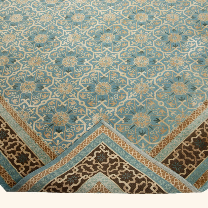 Tibetan Traditional Wool Silk Blend Rug - 8'2" x 10'2"