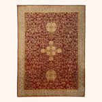 Tibetan Traditional Wool Silk Blend Rug - 9'2" x 11'2"