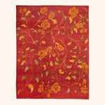 Tibetan Traditional Wool Silk Blend Rug - 8'1" x 10'1"