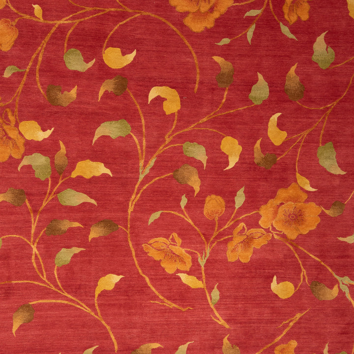 Tibetan Traditional Wool Silk Blend Rug - 8'1" x 10'1"
