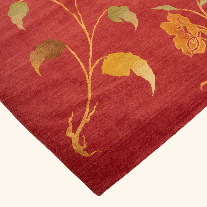 Tibetan Traditional Wool Silk Blend Rug - 8'1" x 10'1"