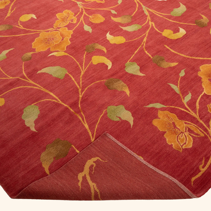 Tibetan Traditional Wool Silk Blend Rug - 8'1" x 10'1"