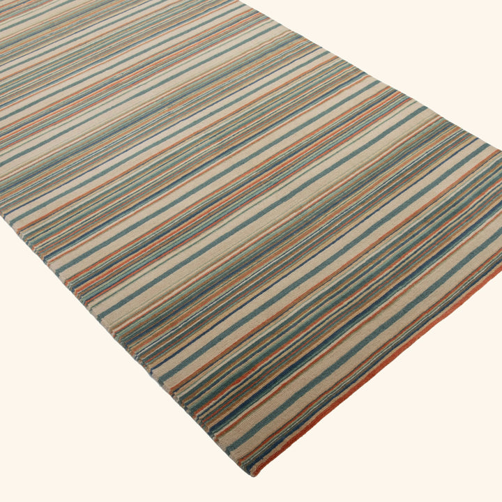 Tibetan Traditional Wool Silk Blend Runner - 3'10" x 12'5"