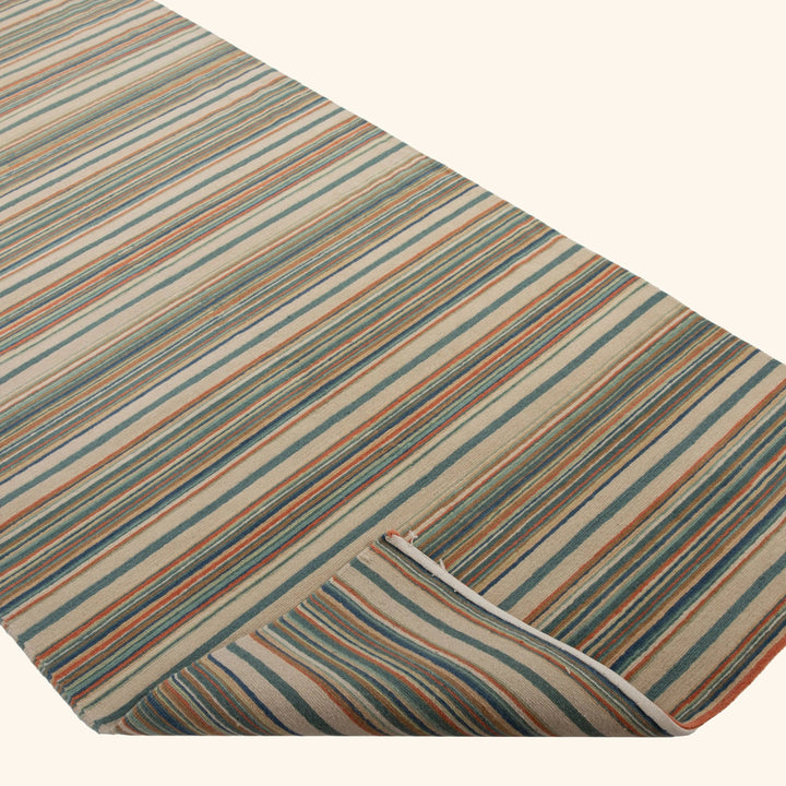 Tibetan Traditional Wool Silk Blend Runner - 3'10" x 12'5"