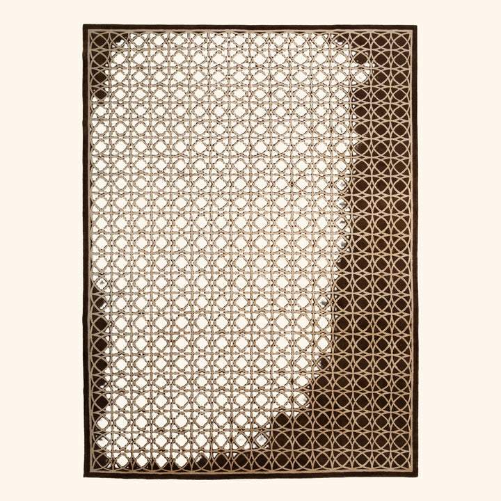 Tibetan Traditional Wool Silk Blend Rug - 9'1" x 12'3"