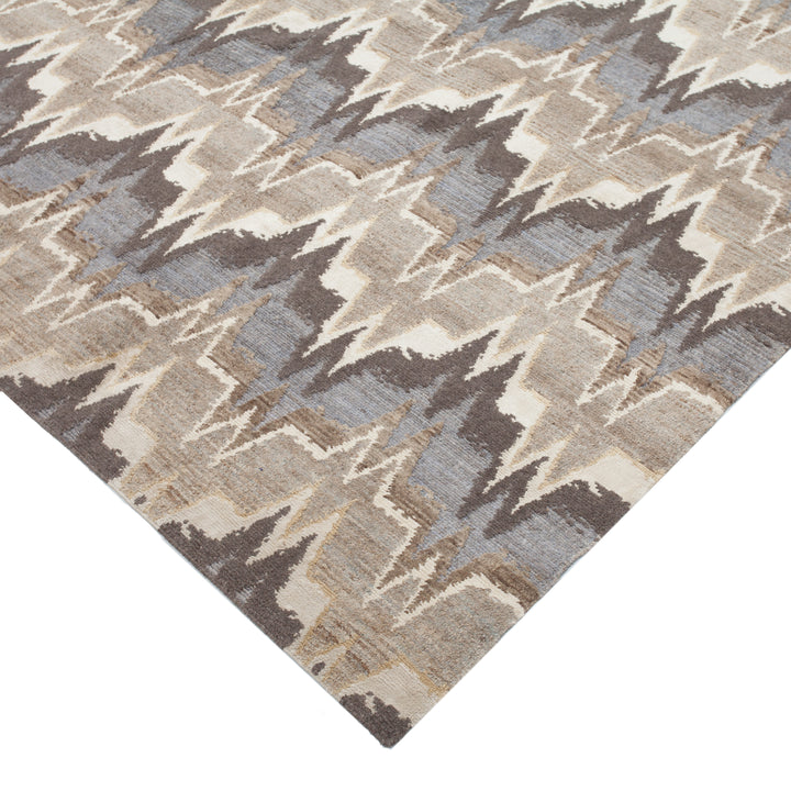 Tibetan Traditional Sunpat Silk Blend Rug - 11'1" x 12'10"