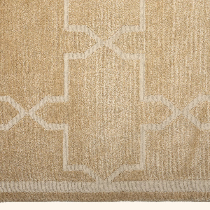 Tibetan Traditional Wool Silk Blend Rug - 9'2" x 12'3"