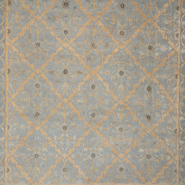 Tibetan Traditional Wool Silk Blend Rug - 9'3" x 12'2"